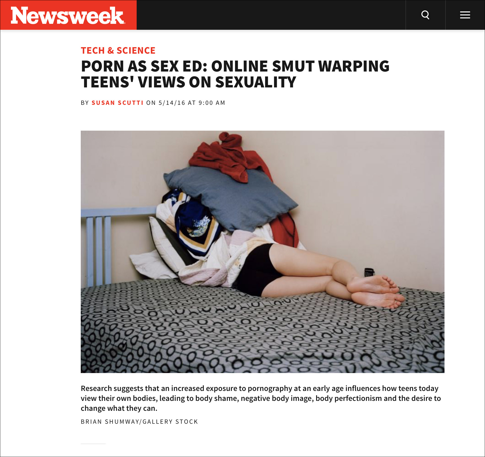 Media Effects On Teenager Sexuality 91