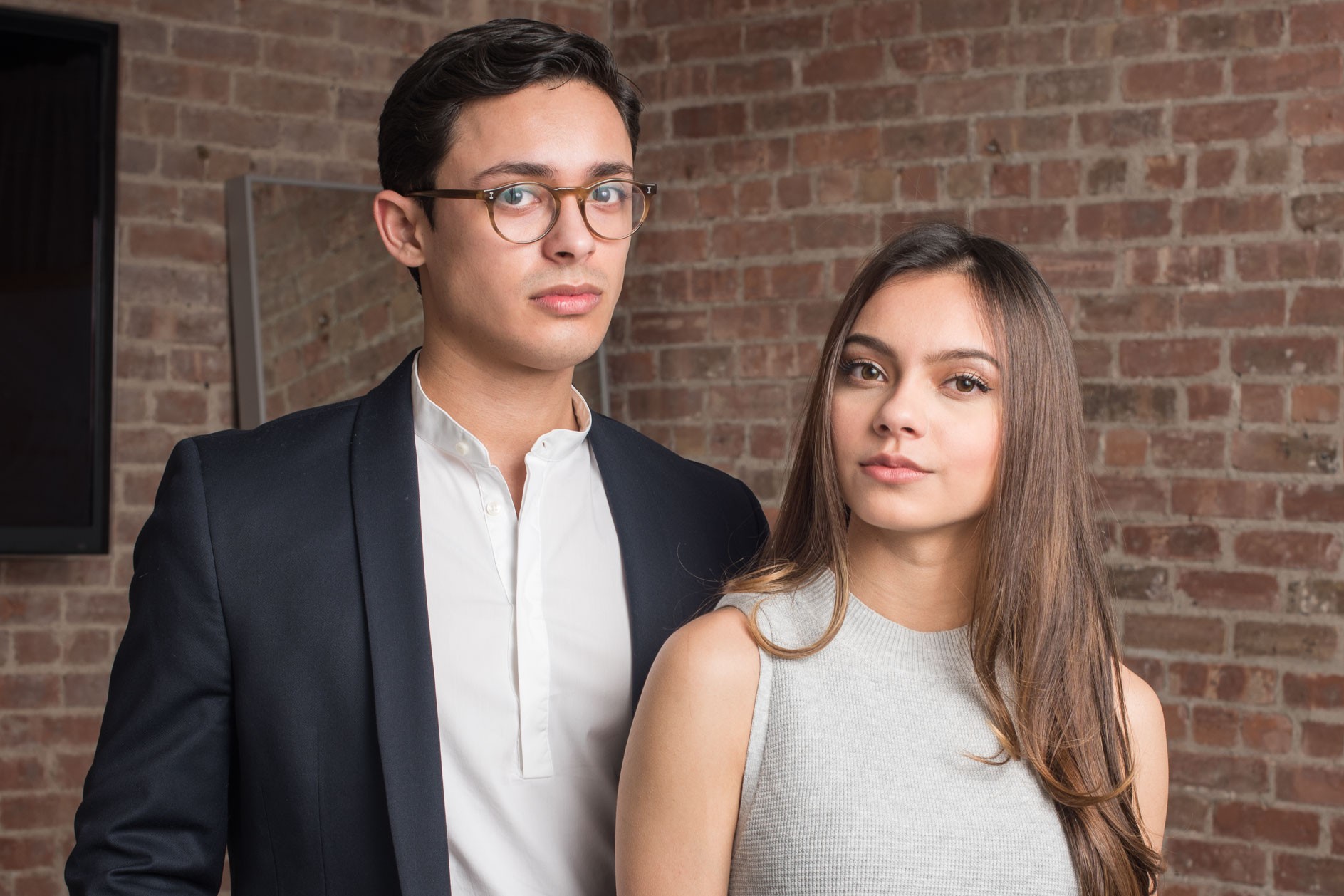 Business Headshots Photography | Modern headshots of fashion startup Inspree app NYC BG