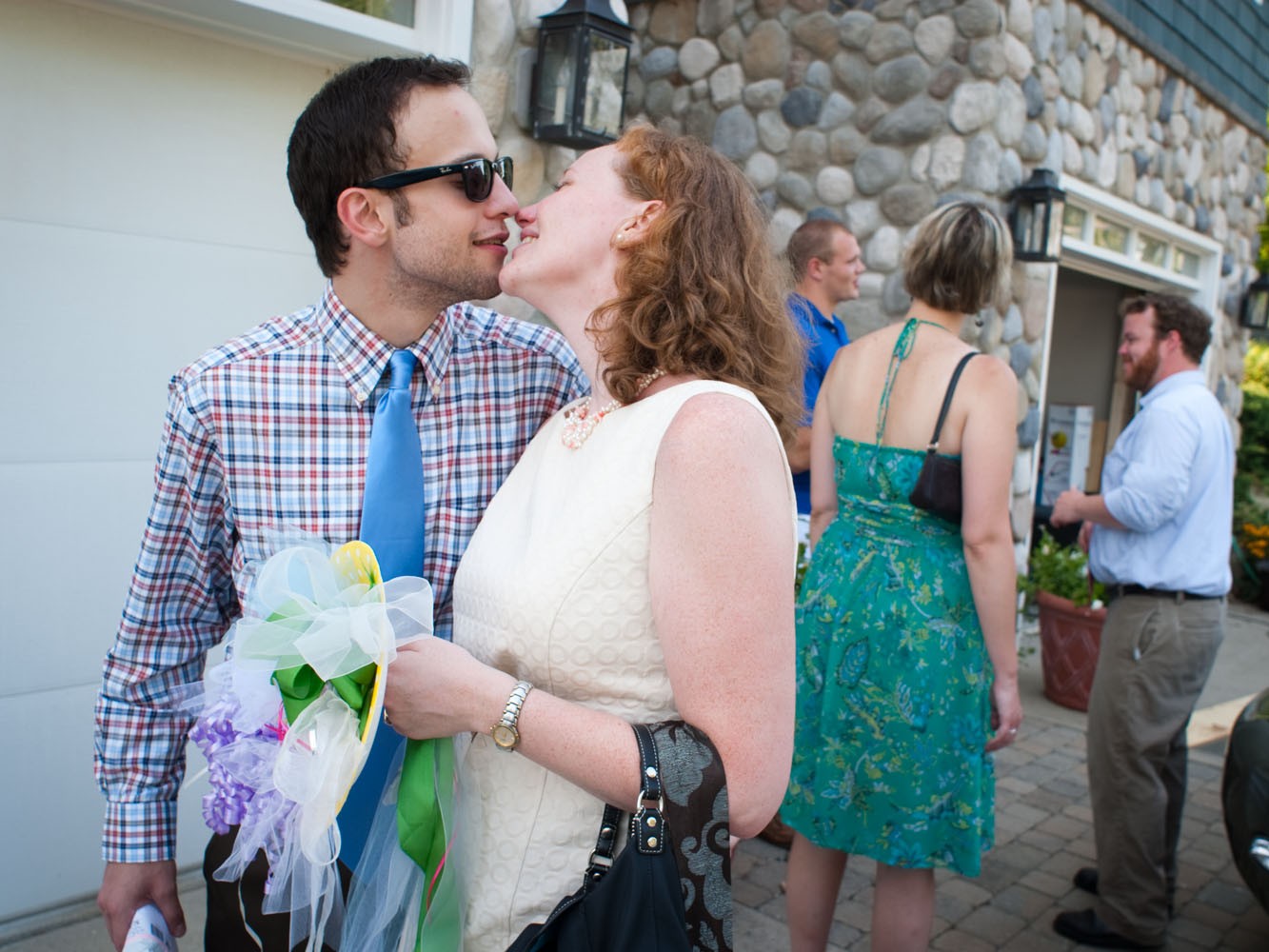 oung NYC couple have Catholic wedding in backyard of family's palatial home near Lake Michigan