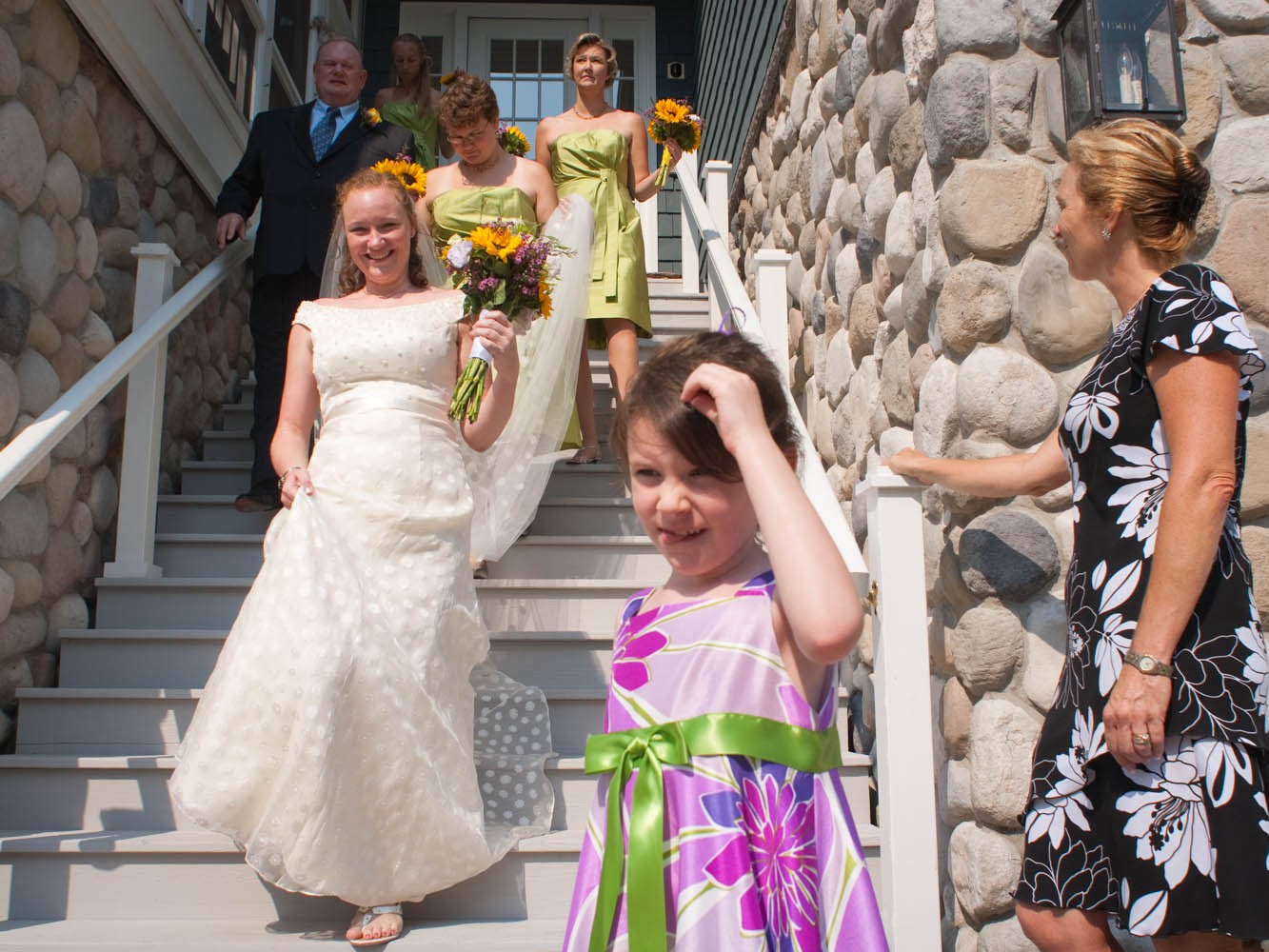 oung NYC couple have Catholic wedding in backyard of family's palatial home near Lake Michigan