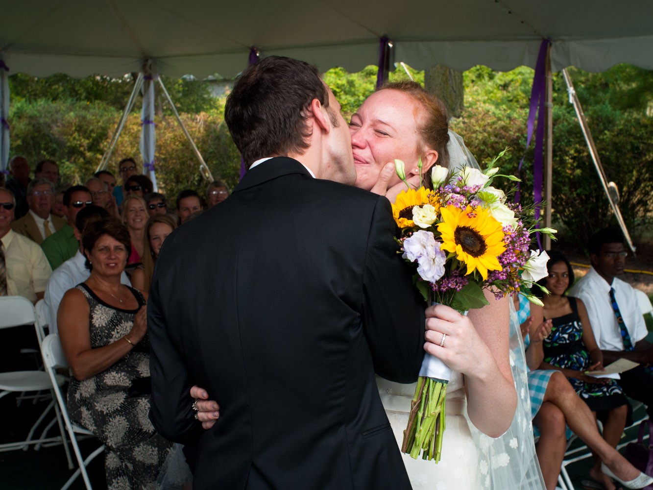 oung NYC couple have Catholic wedding in backyard of family's palatial home near Lake Michigan