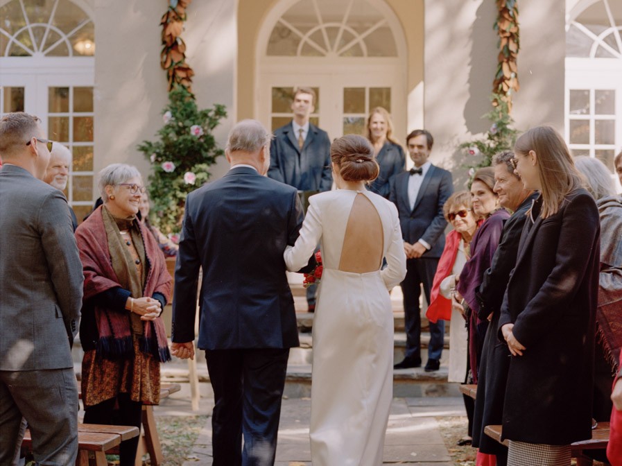 Pictures of autumn wedding at Bannockburn Community Clubhouse Bethesda