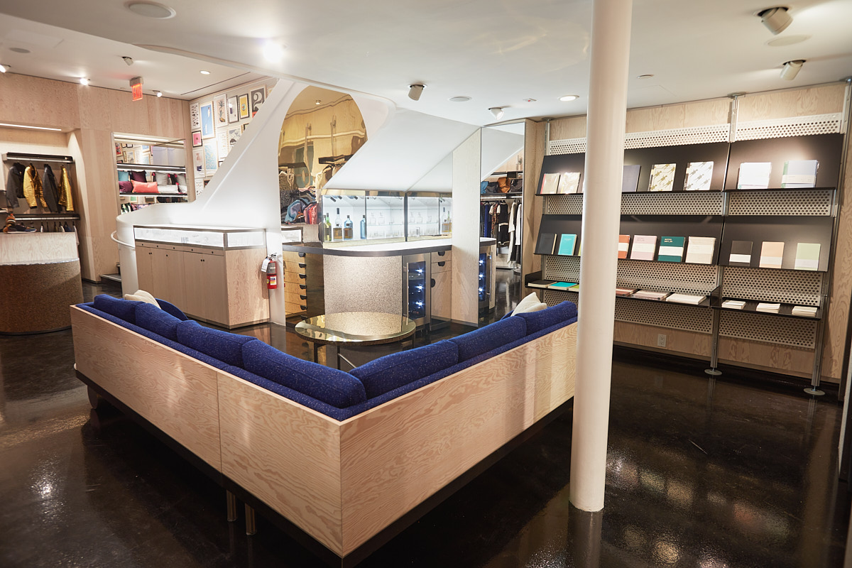 Interior Photography of London retailer Wolf & Badger's New Store Soho New York City