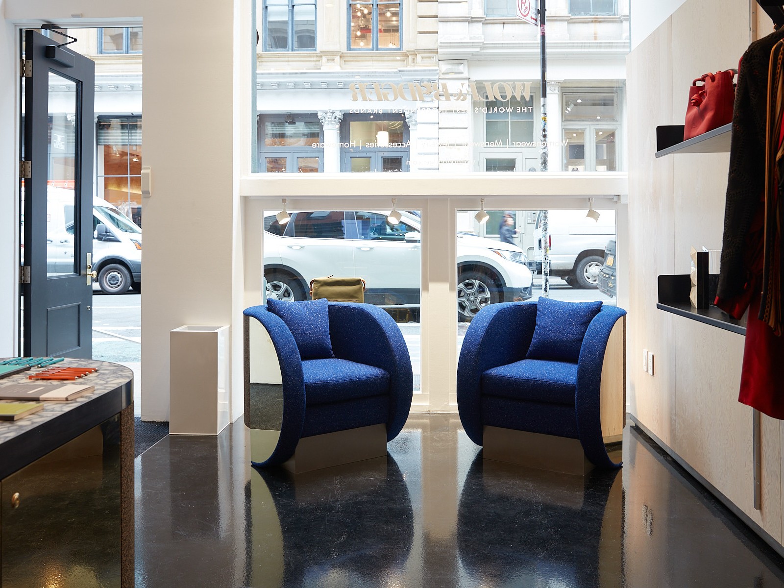 Interior Photography of Wolf & Badger's Redesigned Store, Soho NYC