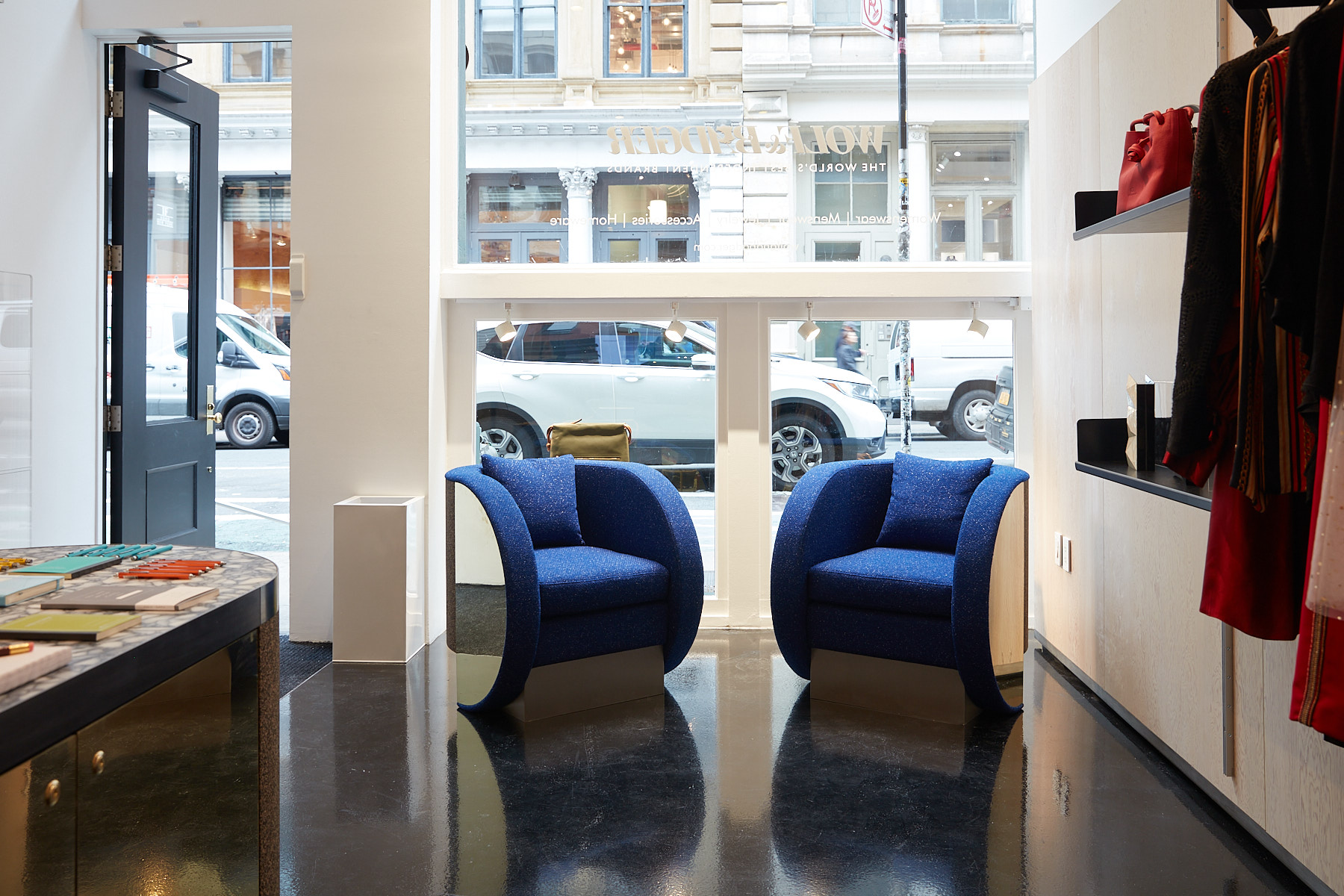 Interior Photography of Wolf & Badger's Redesigned Store, Soho NYC