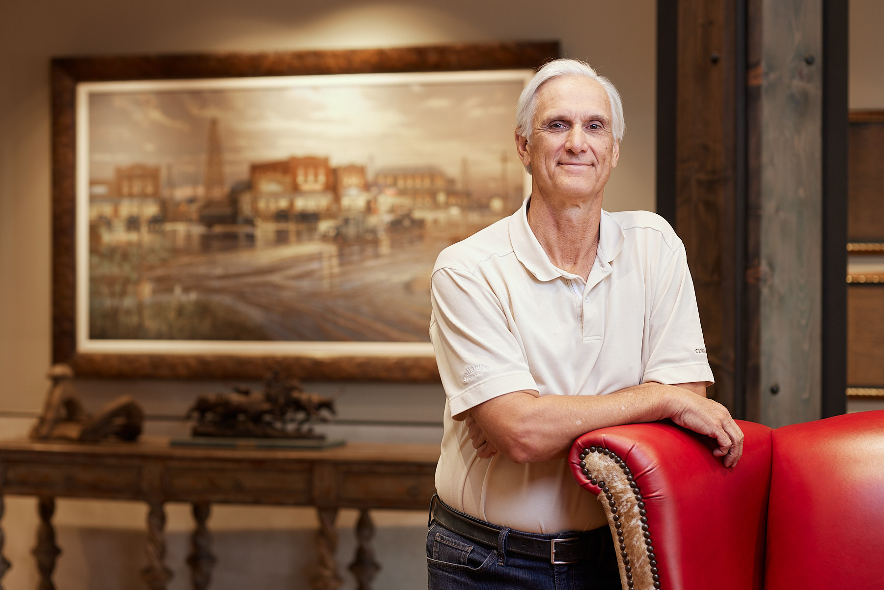 Portrait of Tim Dunn, CrownQuest CEO and Oil Billionaire Midland, Texas