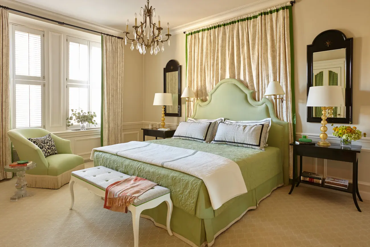 Architectural Photographer Dallas - Interior of Custom Design Master Bedroom