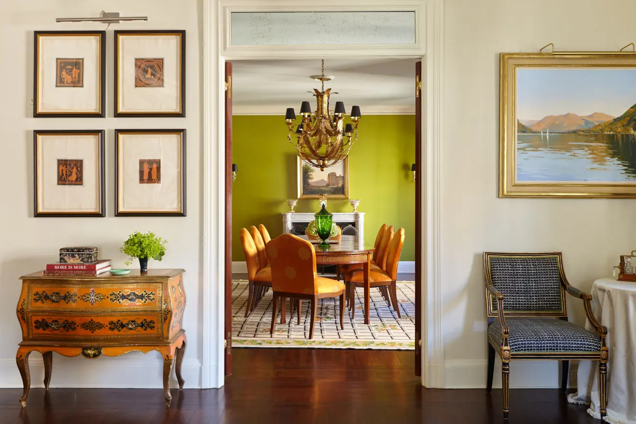 Dallas Architectural Photography - Interrios of Dining Room in Luxury Apartment