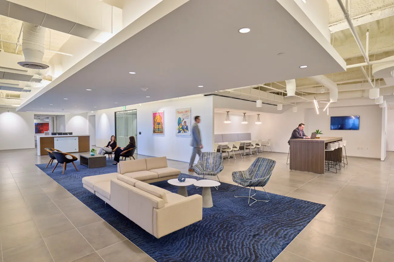 Interior Photography of Dalls Office Space Team Working