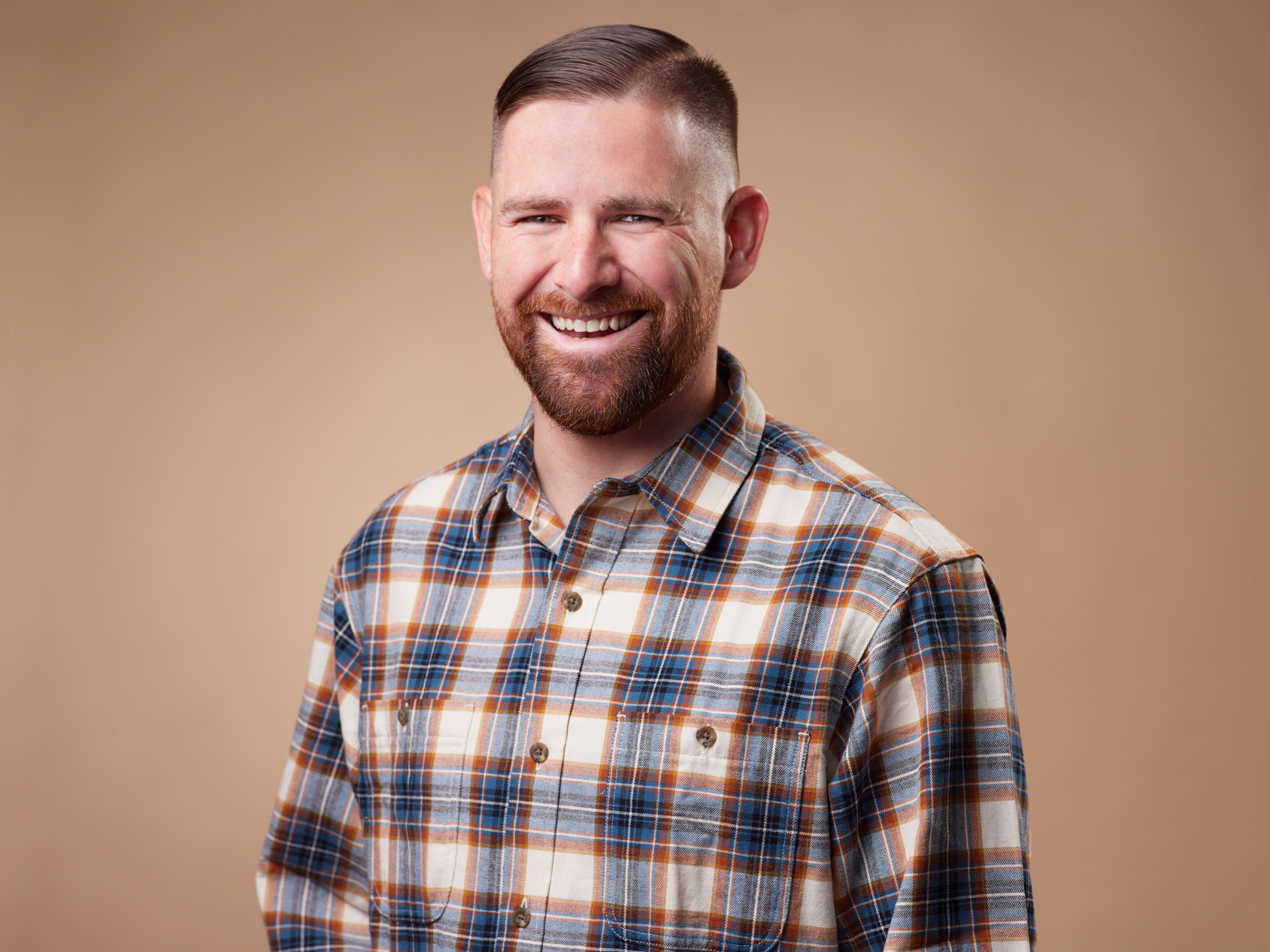 Dallas Professional Headshots - Male Headshot with Color Backdrop